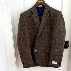 NWT Harris Tweed Blazer Size 46R